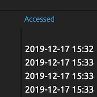 Show File Access Date and Time feature preview