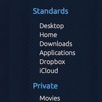 Grouped Finder Favourites feature preview